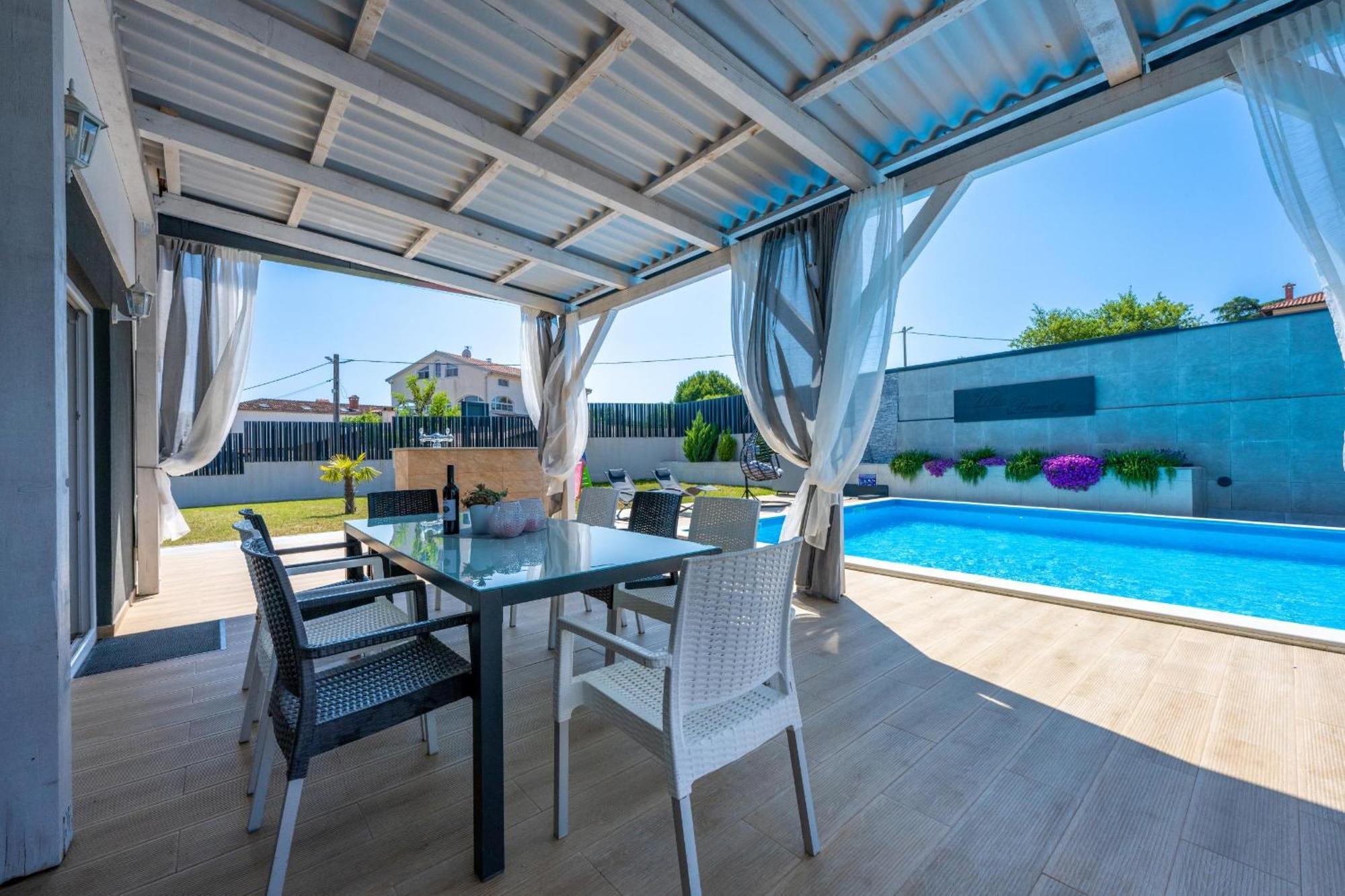 Villa Beauty With Heated Pool And Jacuzzi カンファナル エクステリア 写真